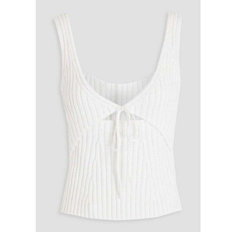 Vince Ribbed Knit Tank - Large