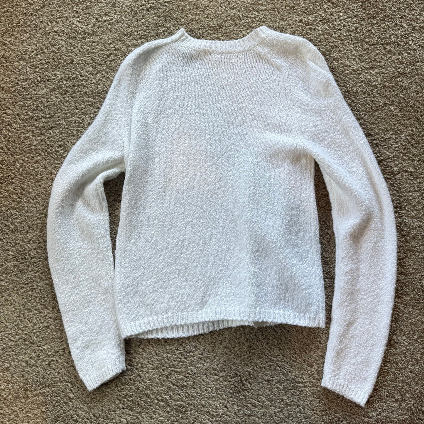 Vince Crew Sweater in White - Small