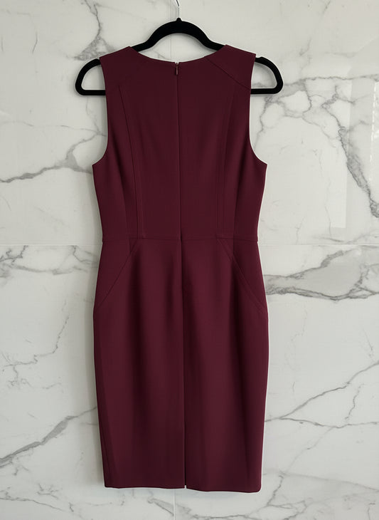 Trina Turk Rouge Dress in Burgundy - Size 4