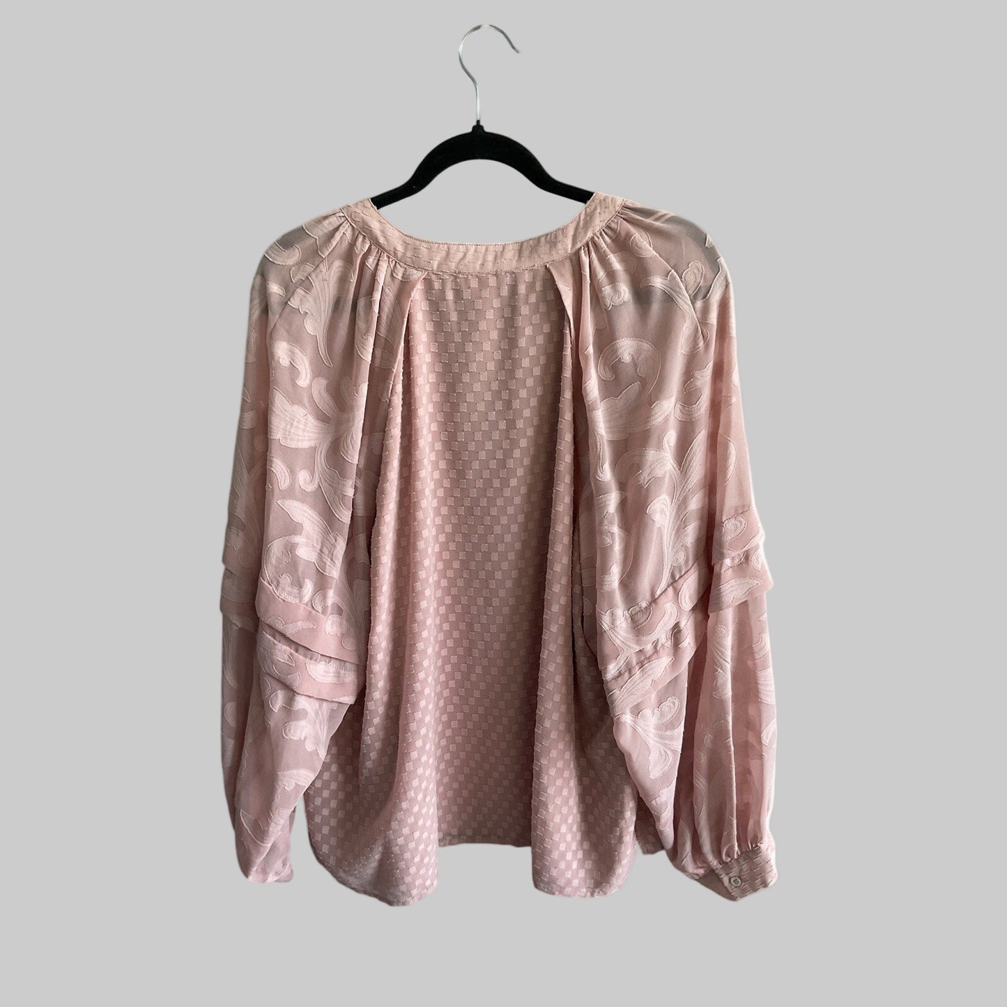Raglan Sleeve V-Neck Top - Heavenly Pink - Vince Camuto - XL - MSRP $89