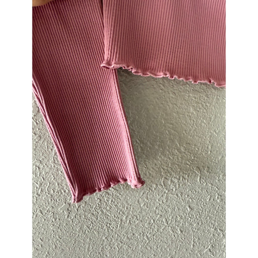 BDG Cropped Long Sleeve - Large - Mauve