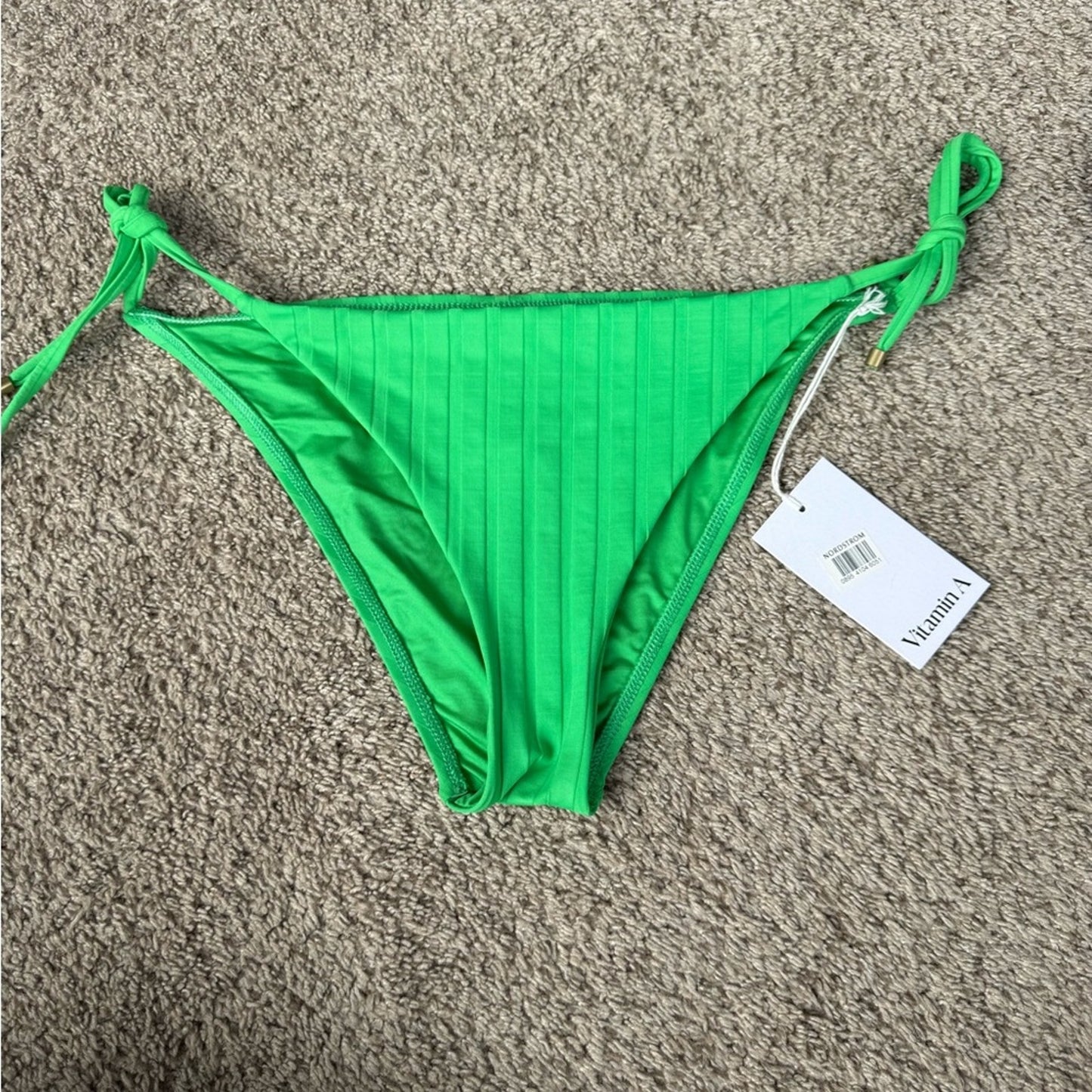 Vitamin A Women's Green Bikini Bottom - Size Large