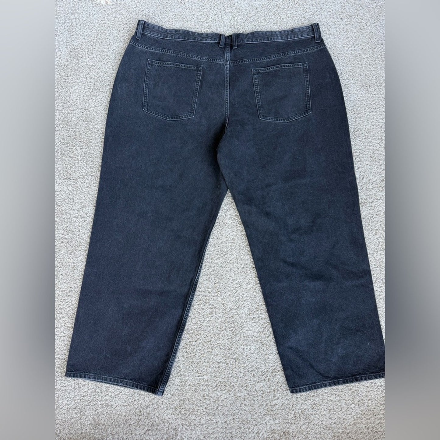 Stylish ASOS Black Distressed Jeans Size 20 (2XL) - 32" Inseam