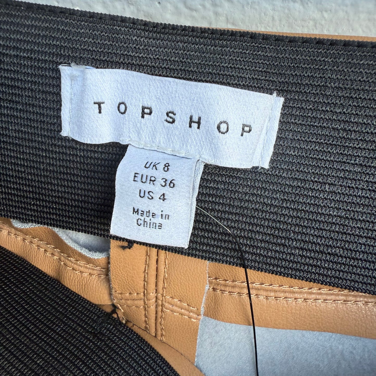 Topshop Faux Leather Skinny Pants – Size 4