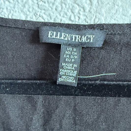Ellen Tracy Linen Blend Top - Small