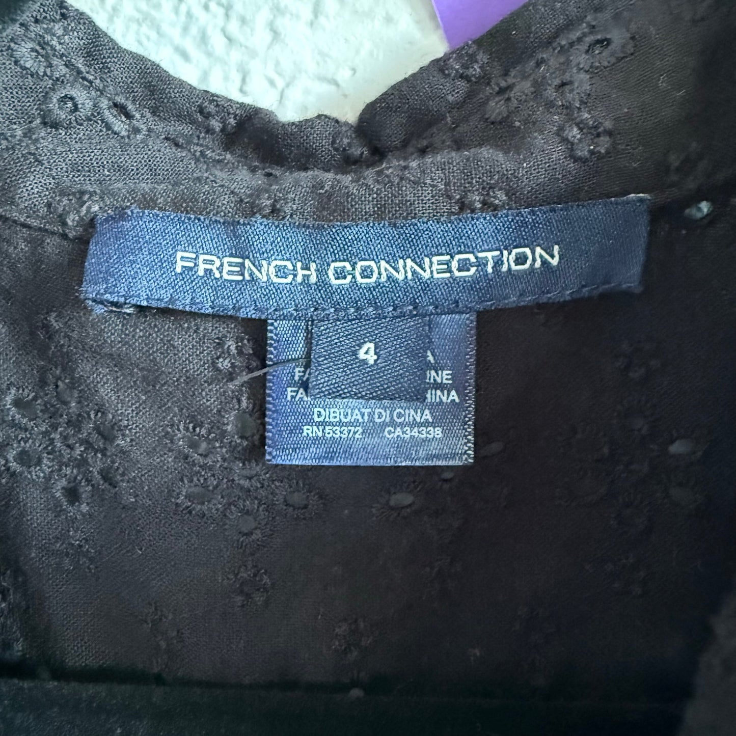 French Connection Short Sleeve Top - Size 4