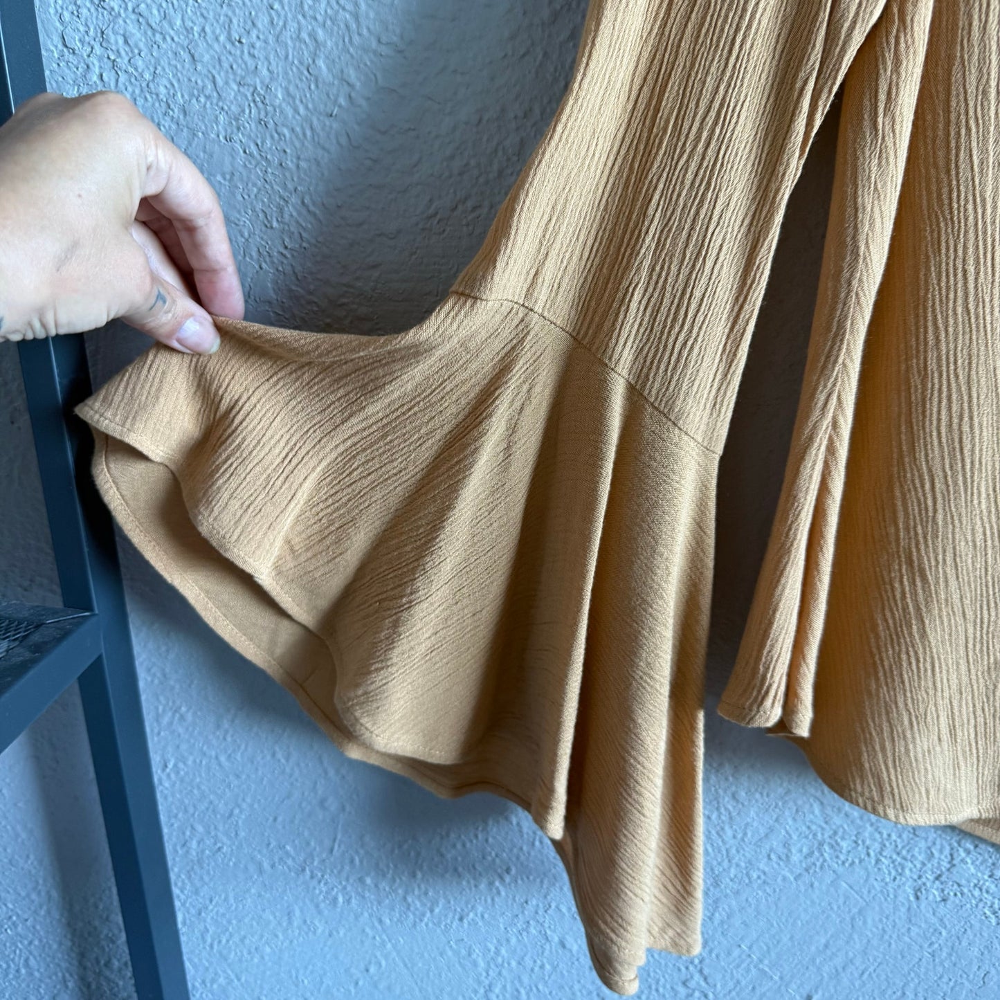 DR2 Long Sleeve Tan Button Down - Small