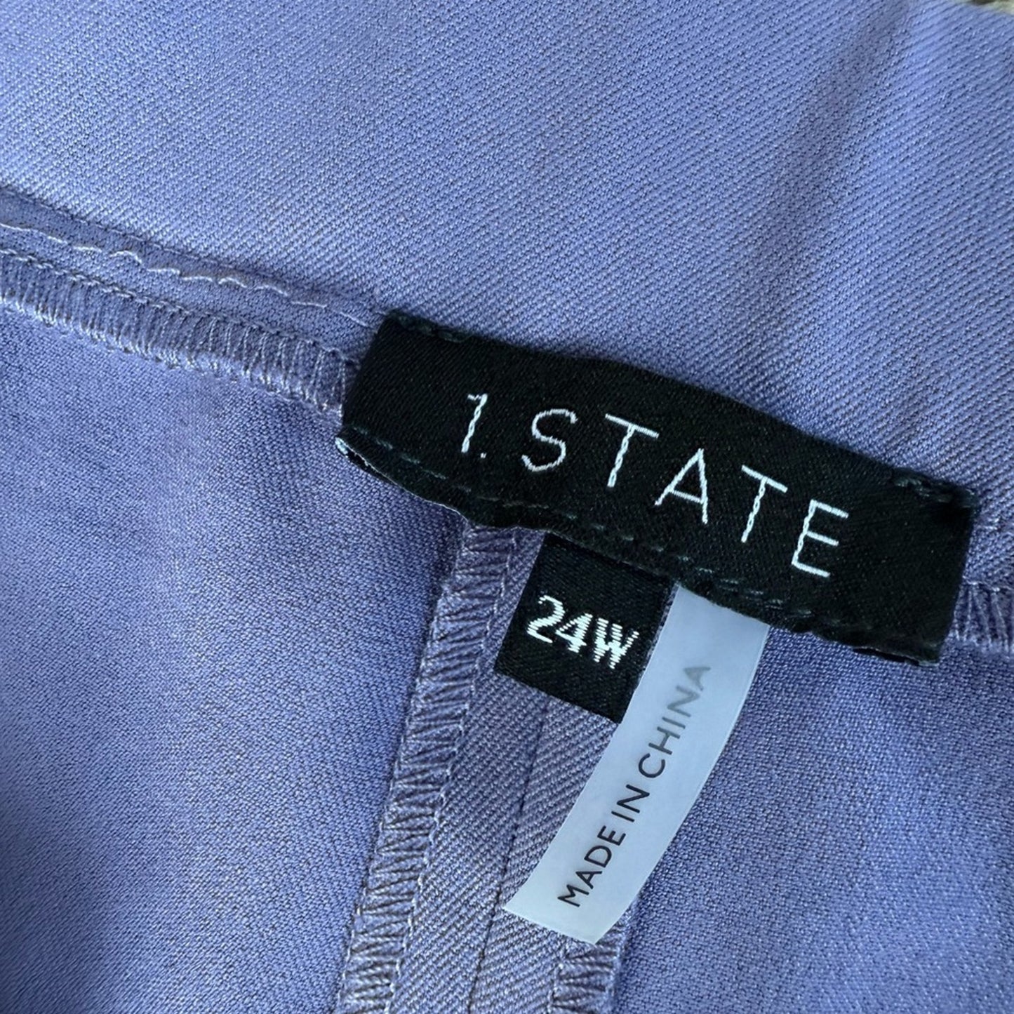 1 State - Stylish Purple Pants - Size 24 Waist