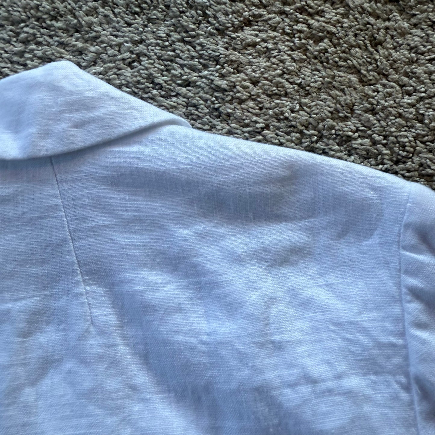 Madewell Linen Cropped Blazer - Size Medium