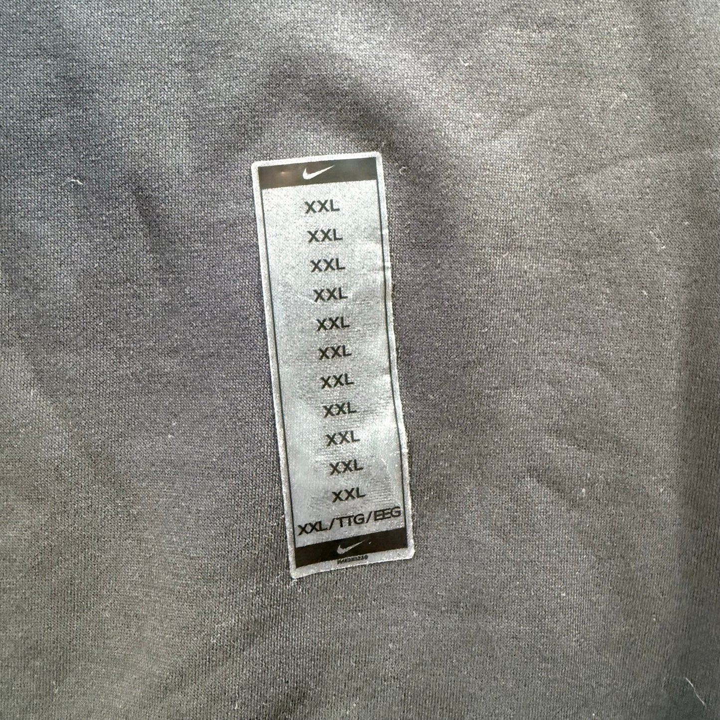 Nike Cropped Oversized Sweatshirt  in Black - Size XXL