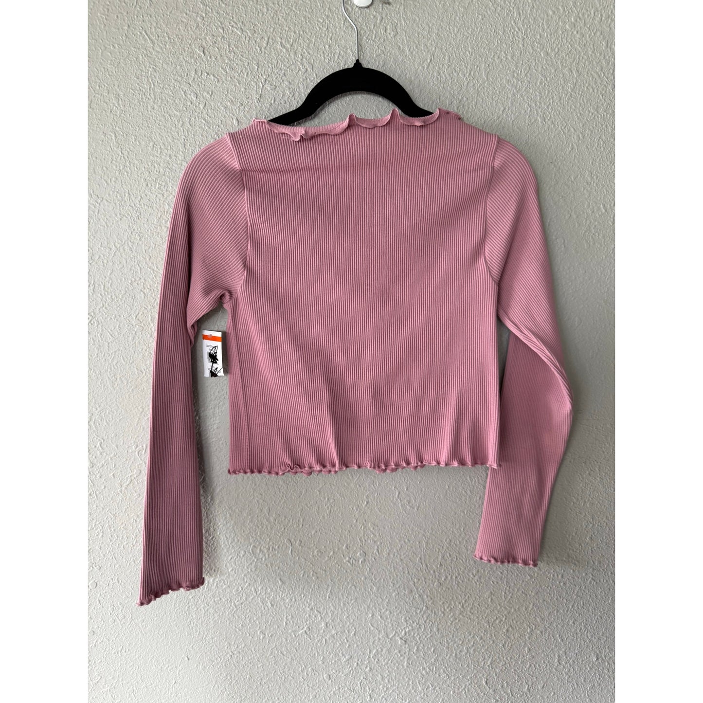 BDG Cropped Long Sleeve - Large - Mauve