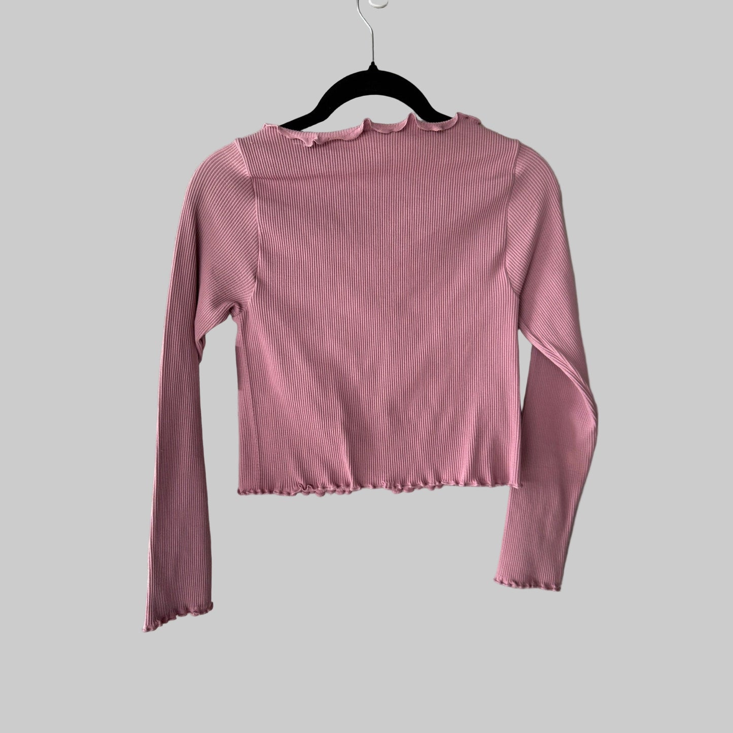 BDG Cropped Long Sleeve - Large - Mauve