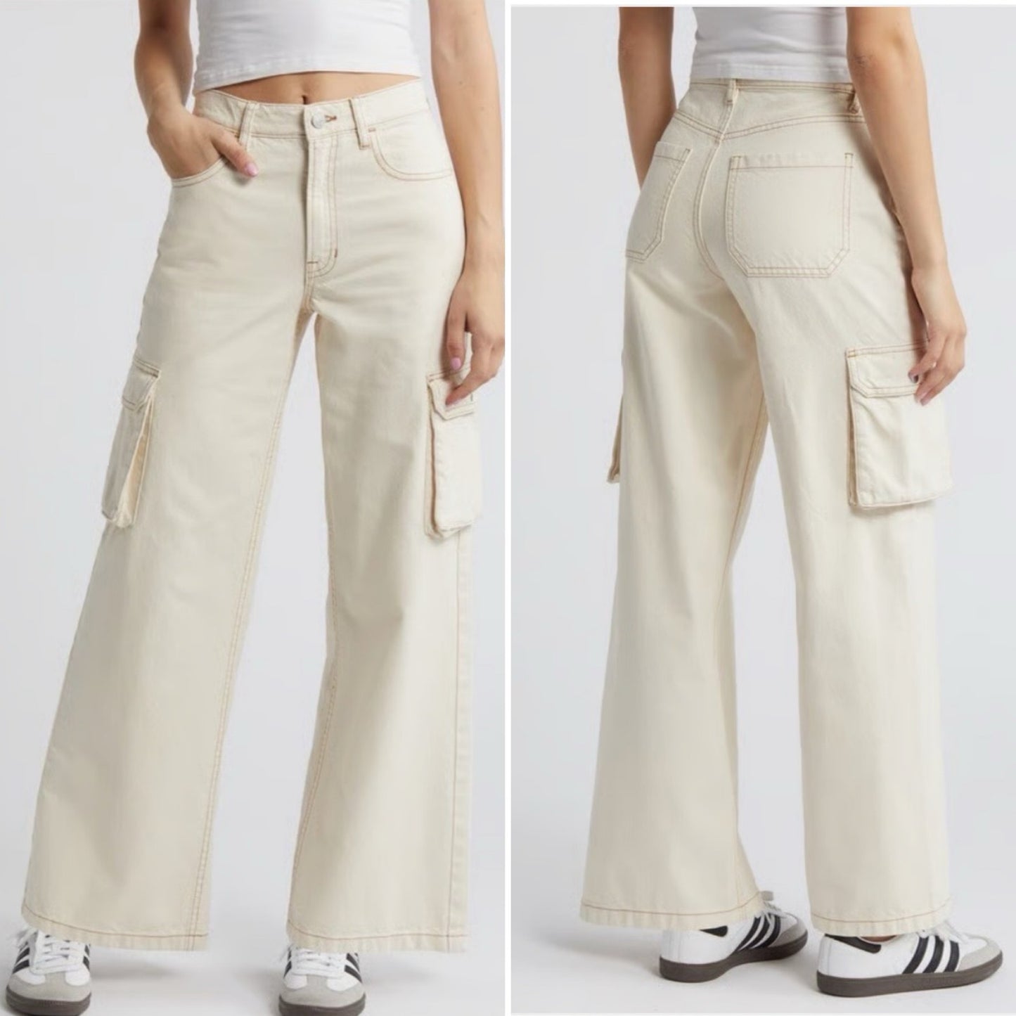 PacSun Wide Leg Cargo Pants