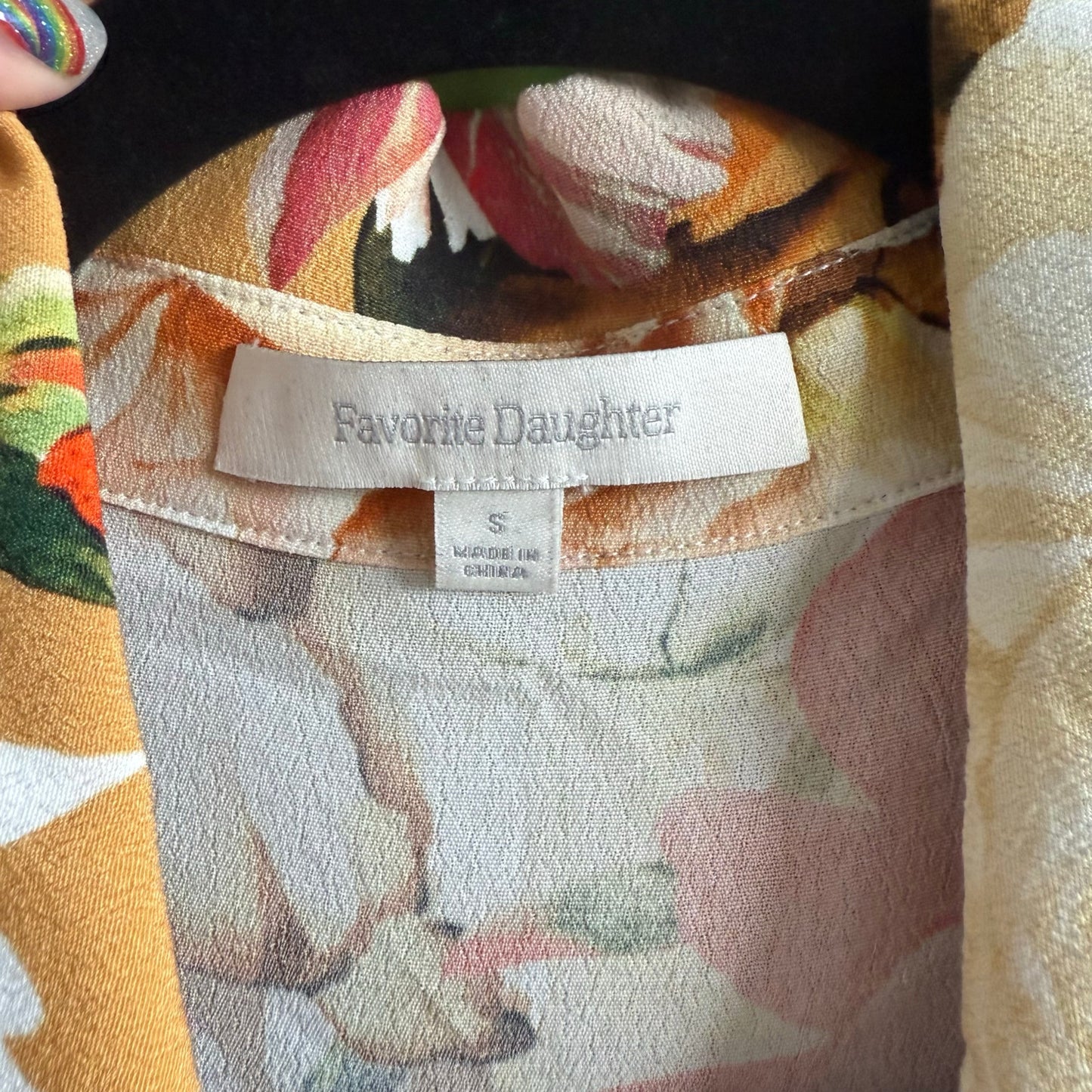 Favorite Daughter Sienna Floral The Jane Shirt - small