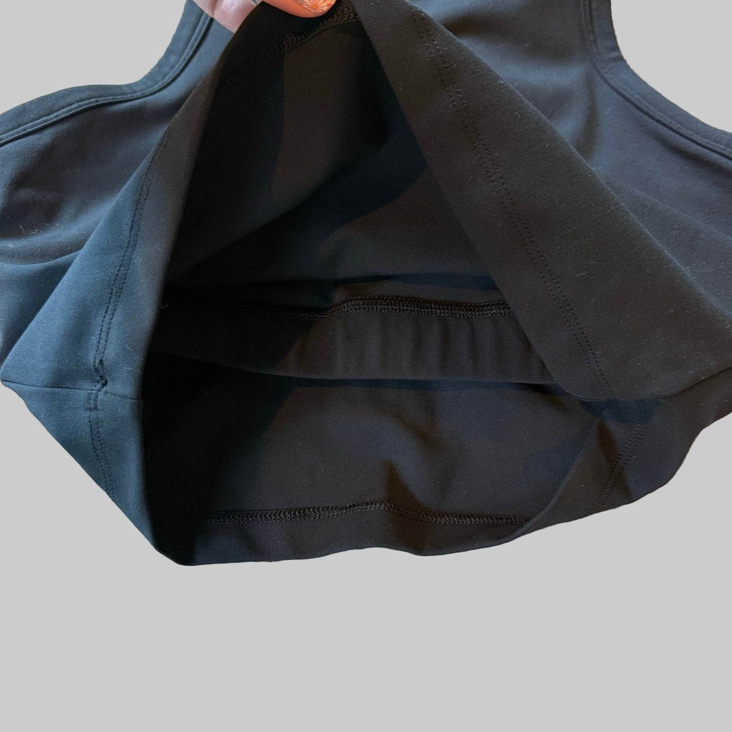 Spiritual Gangster Racer Back Crop Tank in Black - Size Smalll