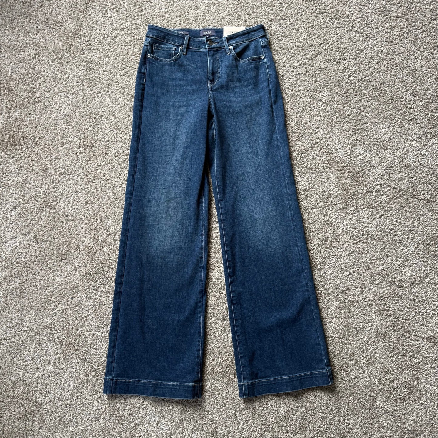 NYJD Teresa Wide Leg Jeans Size 6