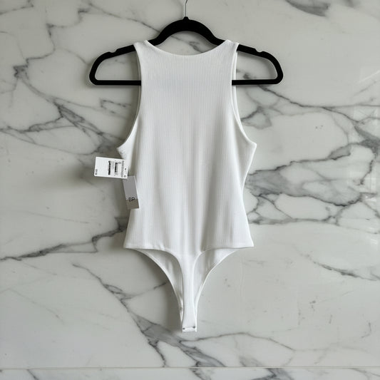 Butter Tank BP Thong Bodysuit in Ivory - Size XS