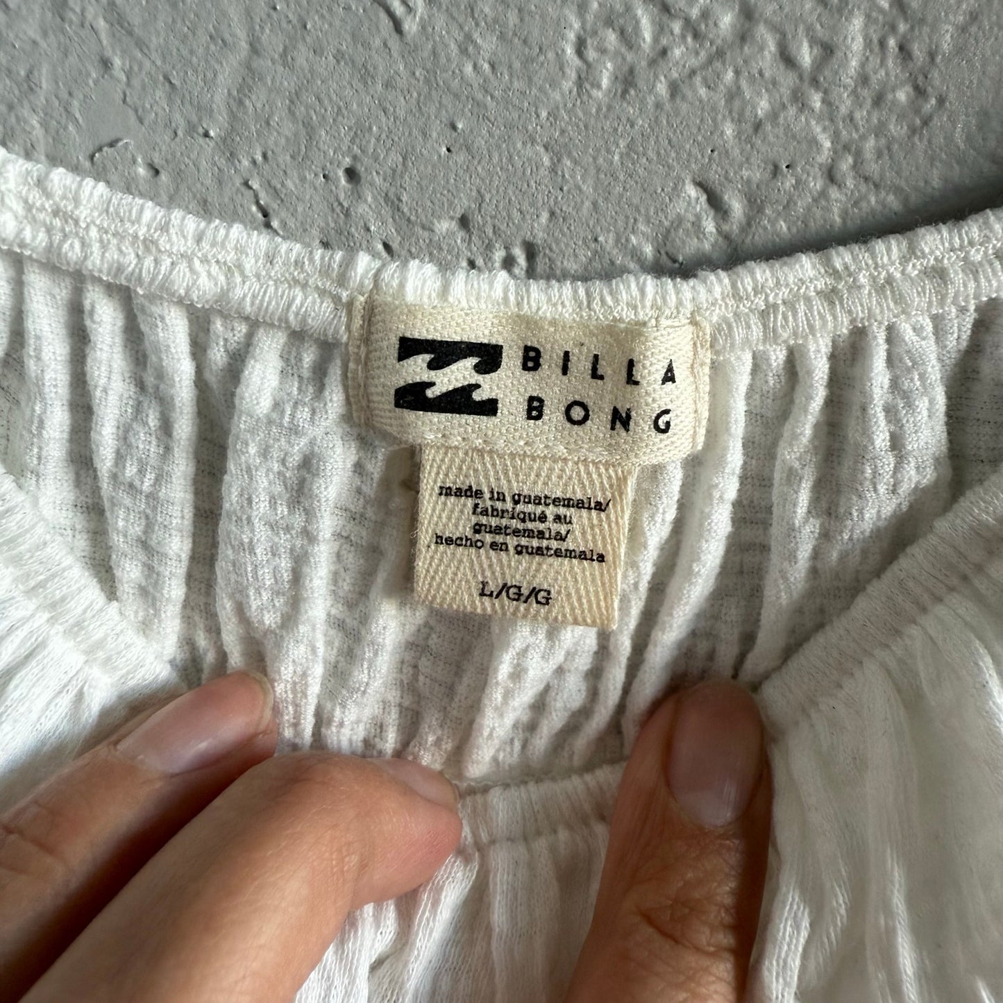Billabong Off the Shoulder Top - Large