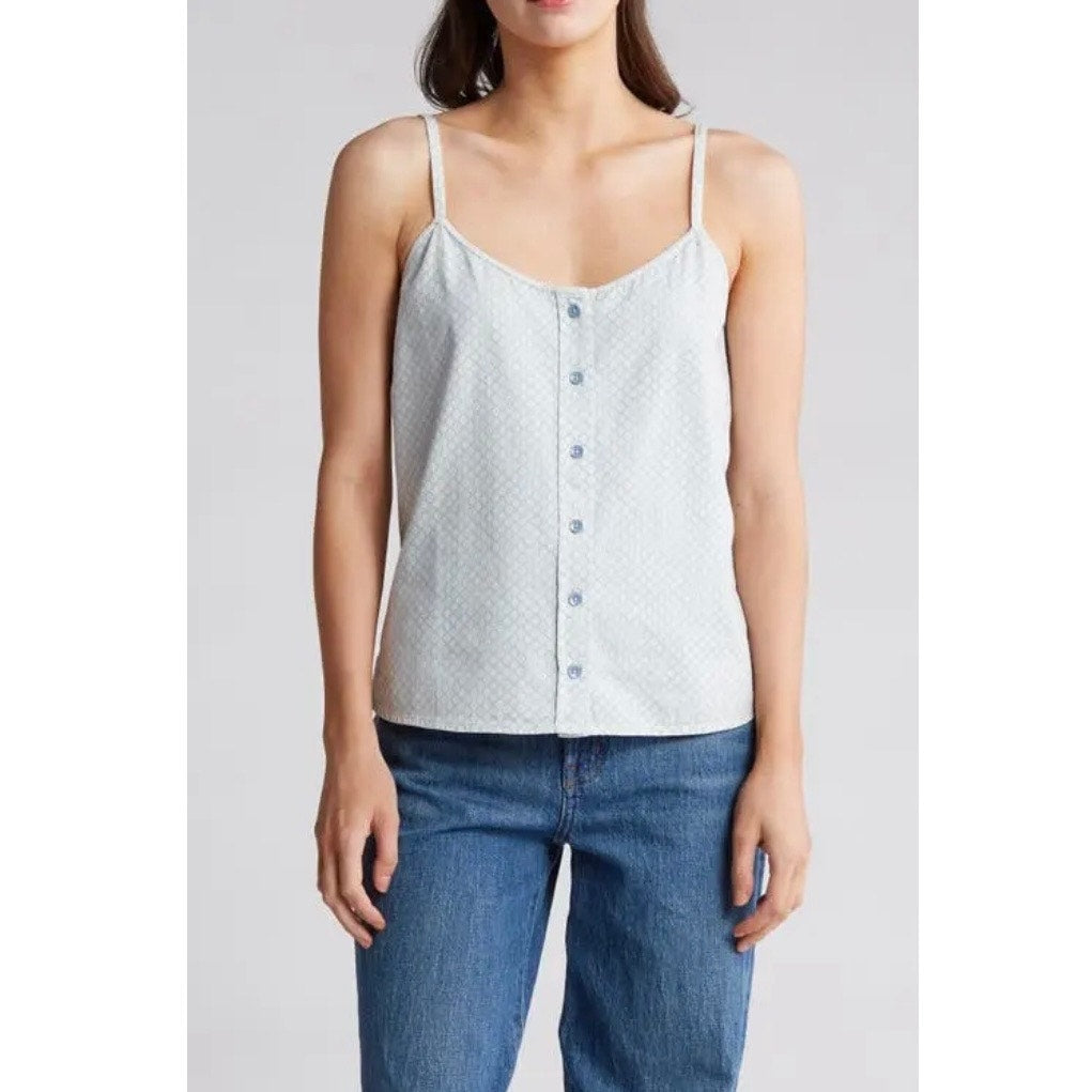 AG Austen Print Button Front Camisole - XS