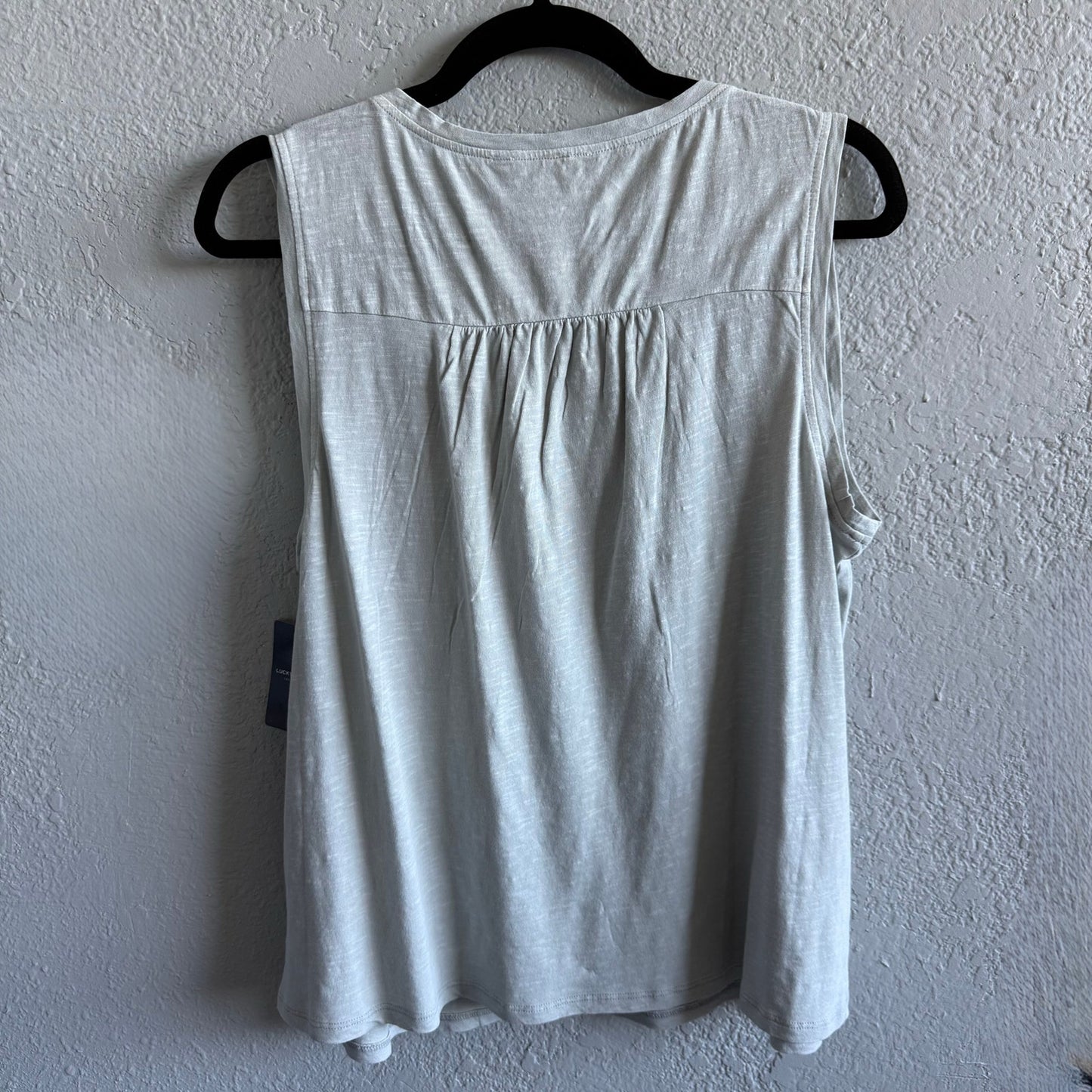 Light Gray Lucky Brand Sleeveless Top - Medium