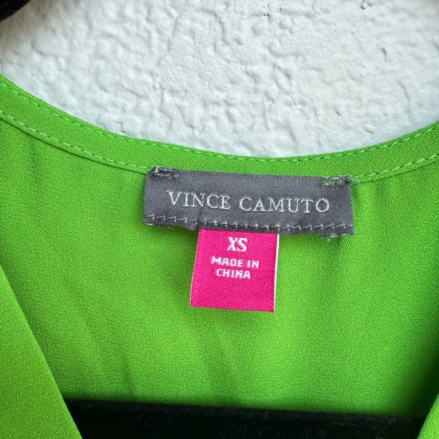 Vince Camuto Green Flutter Sleeve Tank Top - Size XS