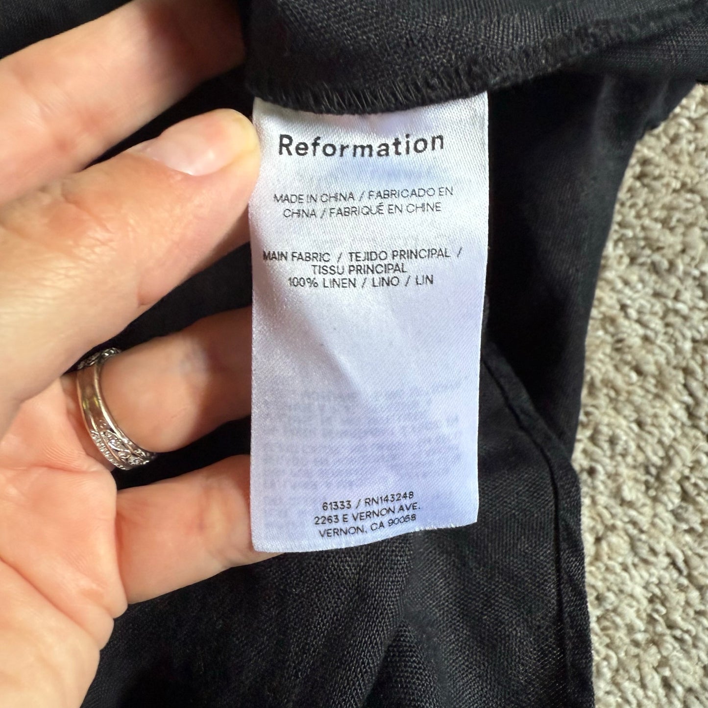 Reformation Linen Skirt - XS