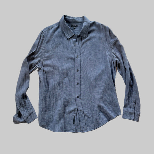 Joe’s Jeans Casual Button Down Shirt in Gray - Size XXL