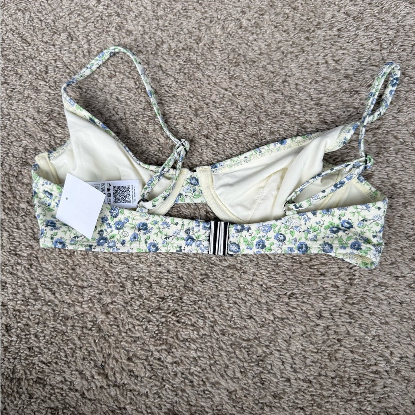 Floral Underwire Bikini Top Topshop - Size 32A