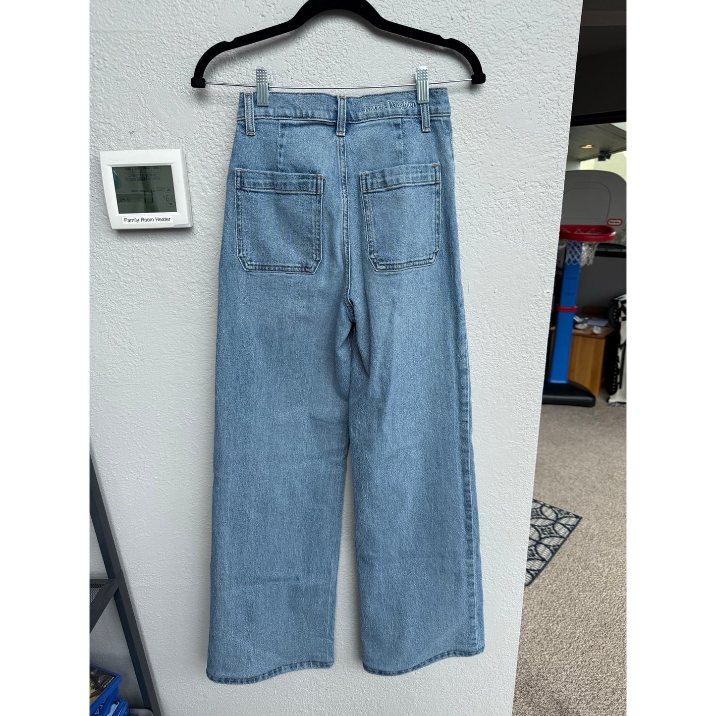 Favorite Daughter - Mischa Super High Waist Wide Leg Jeans - Size 25 - MSRP $218