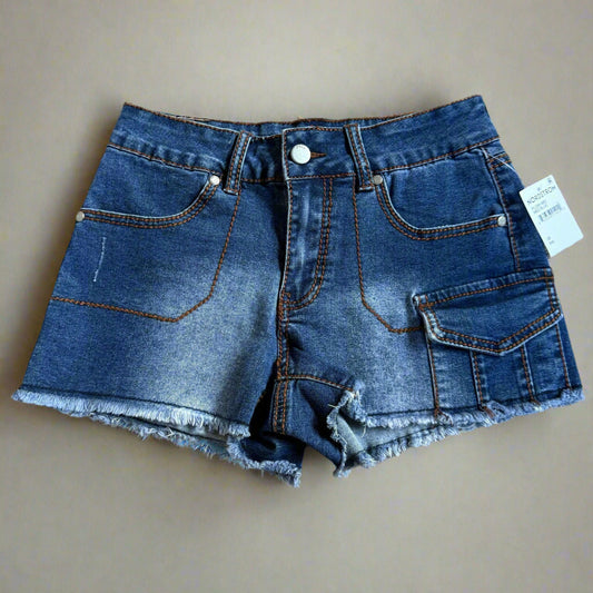 PTCL Stitched Denim Cutoff Shorts - Size 26