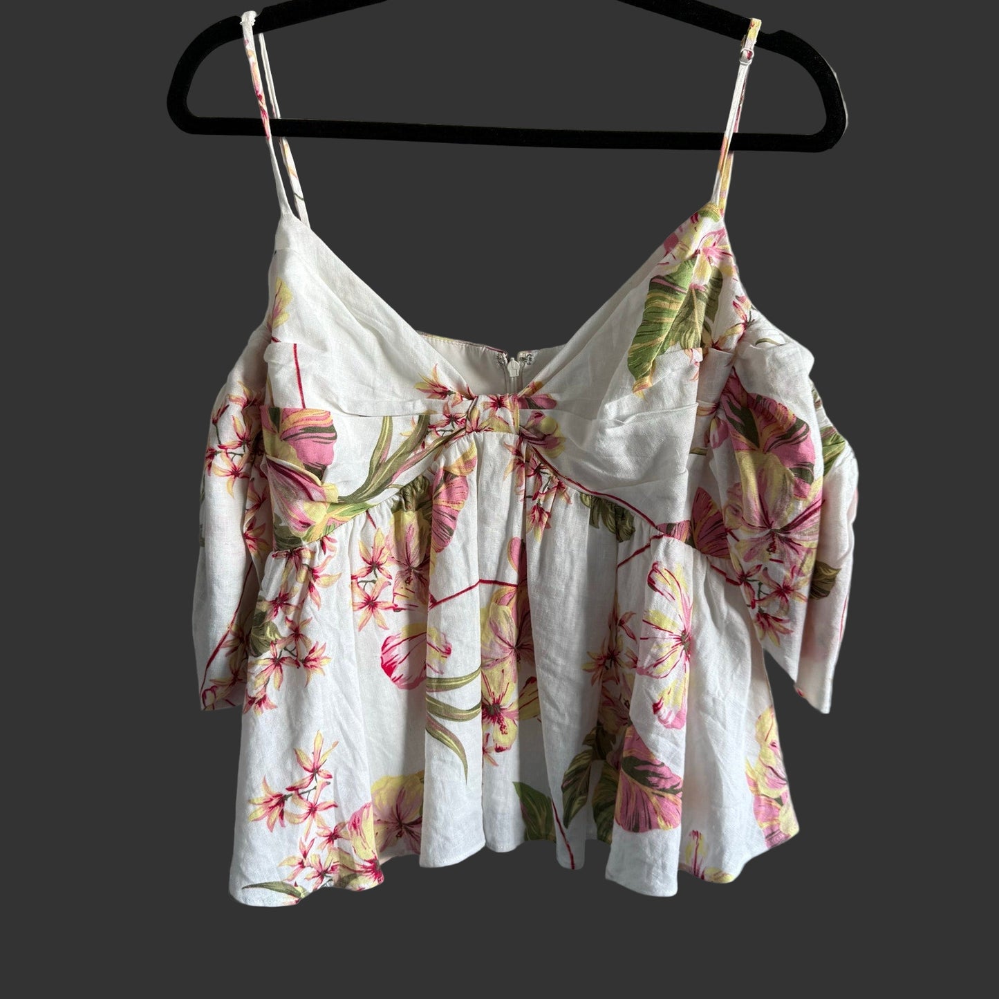 WAYF Floral Top - Size Large