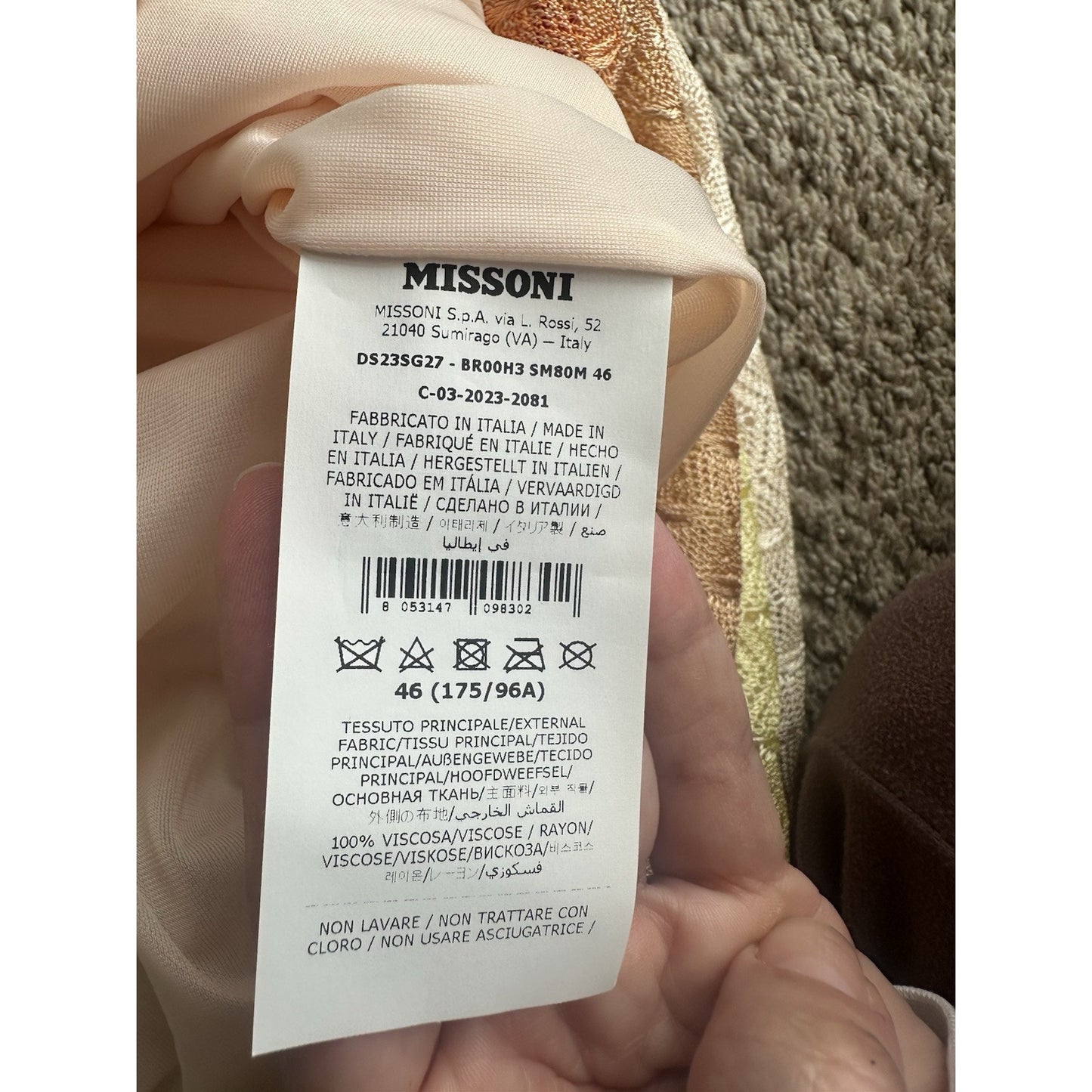 Missoni Shift Dress NWOT - Size 10 - MSRP $1060