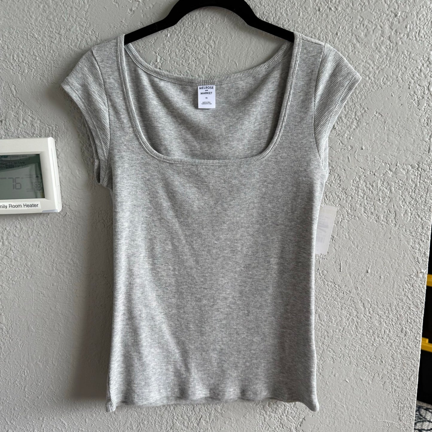 Melrose Market Ribbed Baby Tee - XS