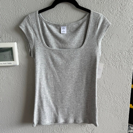 Melrose Market Ribbed Baby Tee - XS