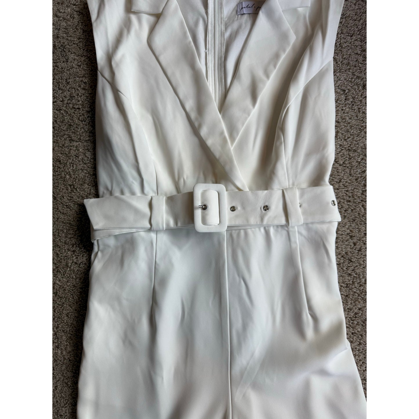 Petal & Pup Belted Jumpsuit - Size Large