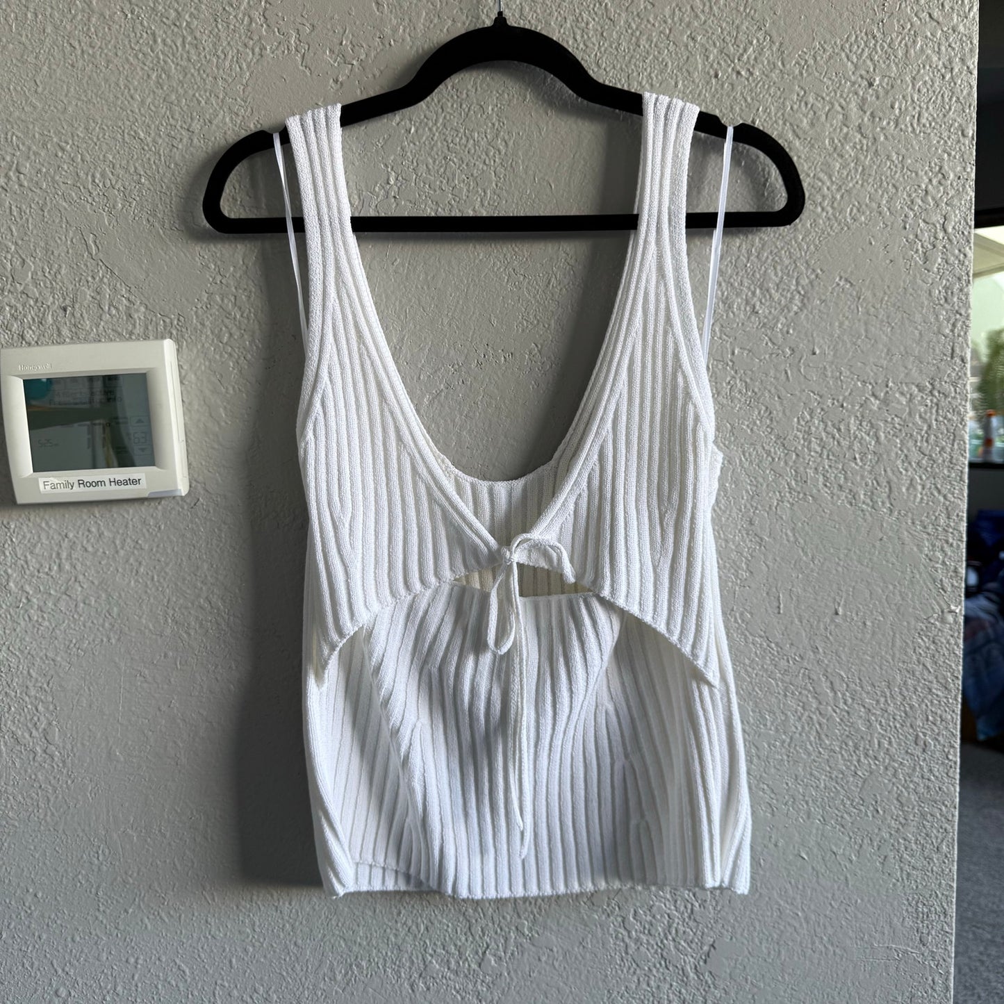 Vince Ribbed Knit Tank - Large
