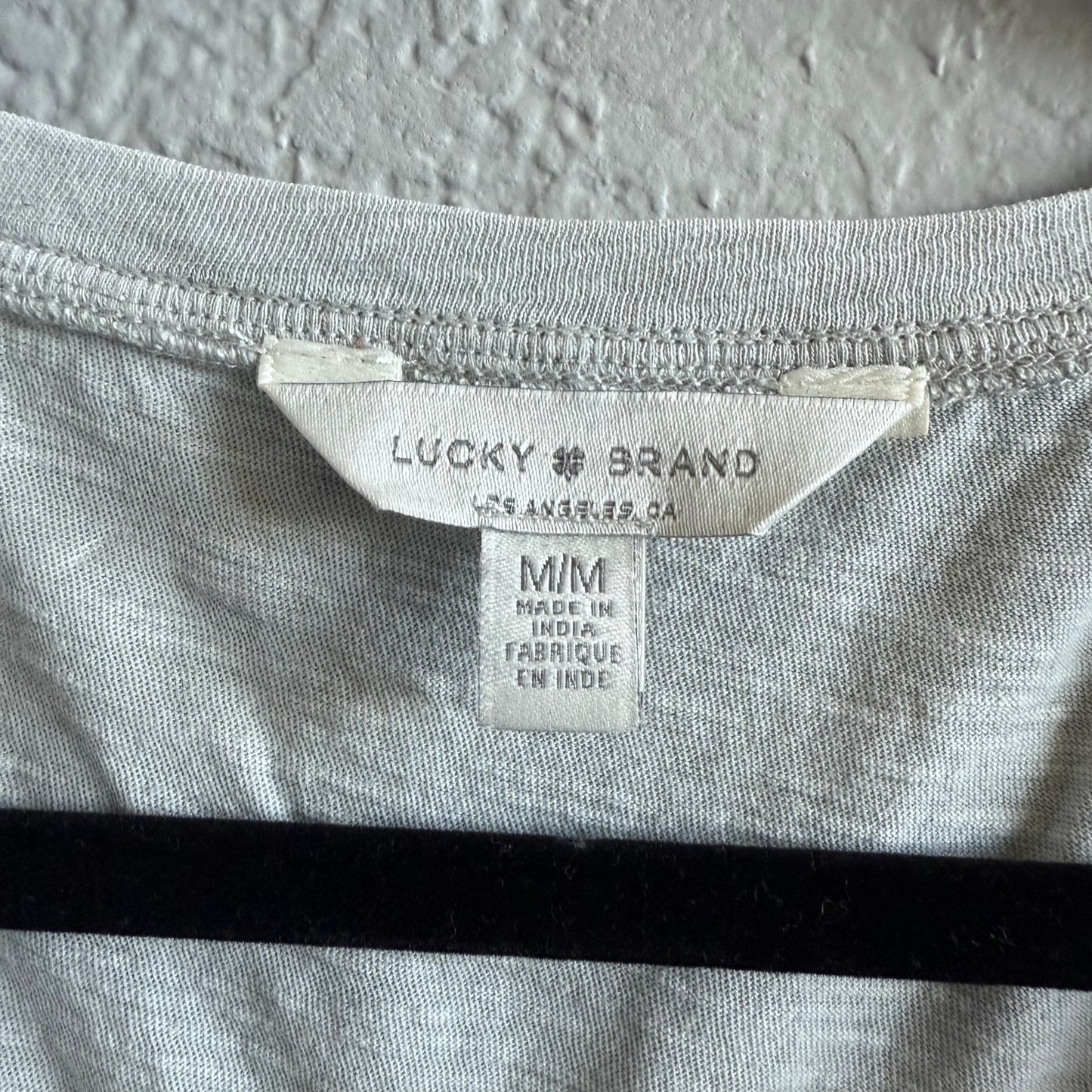 Light Gray Lucky Brand Sleeveless Top - Medium
