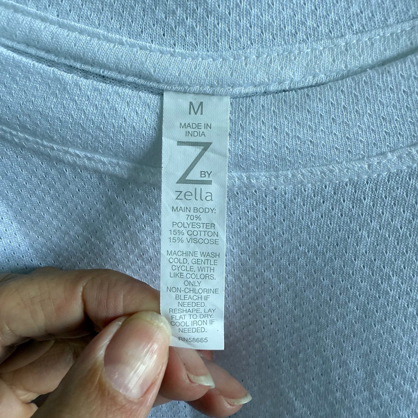 White Zella Top - Medium