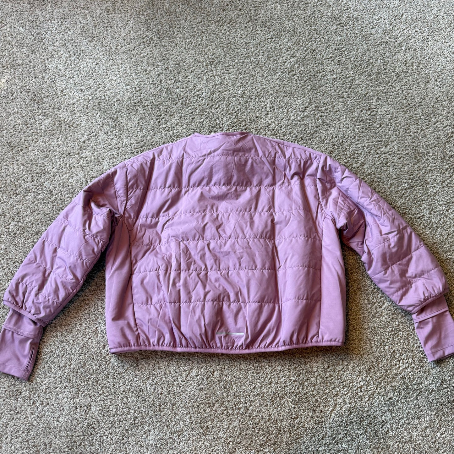 Nike Therma-FIT Swift Running Jacket in Pink - Size XL