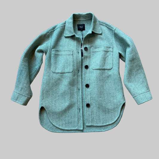 Rails Herringbone Shacket - Size Small