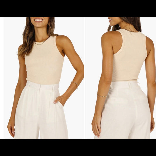 Petal and Pup Ari Ribbed Tank - XS