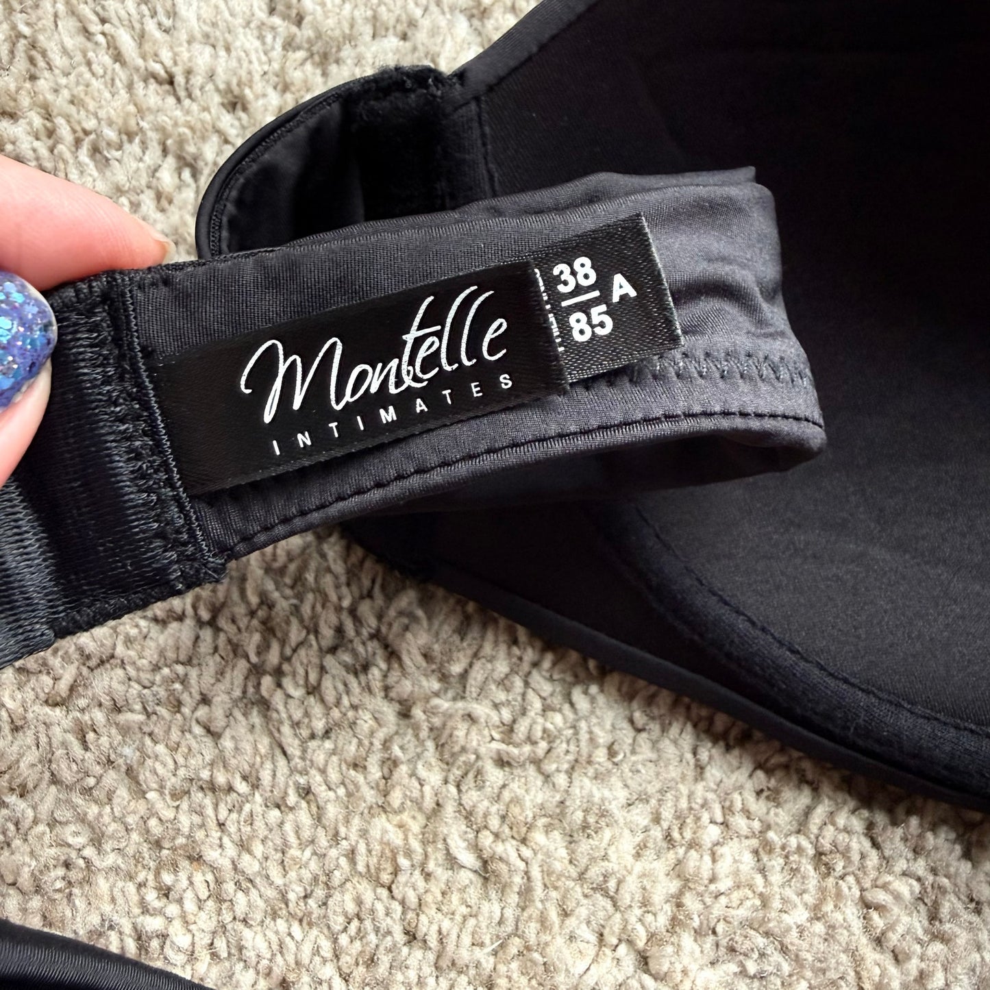 Montelle Wireless Convertible Bra - Size 38A