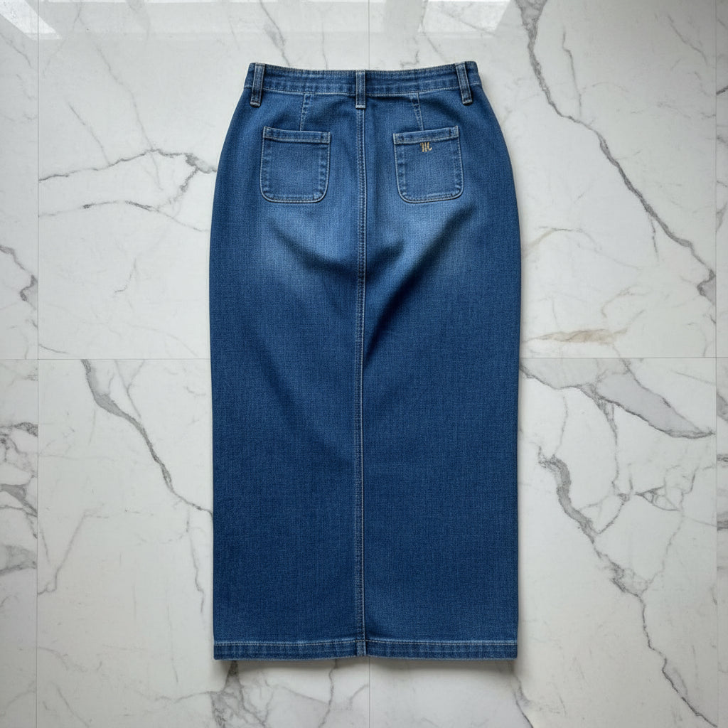 Wash Lab Denim Midi Skirt - Size 26