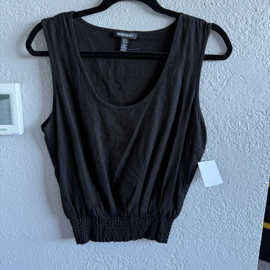 Ellen Tracy Linen Blend Top - Small