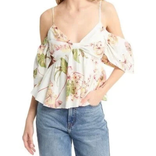 WAYF Floral Top - Large