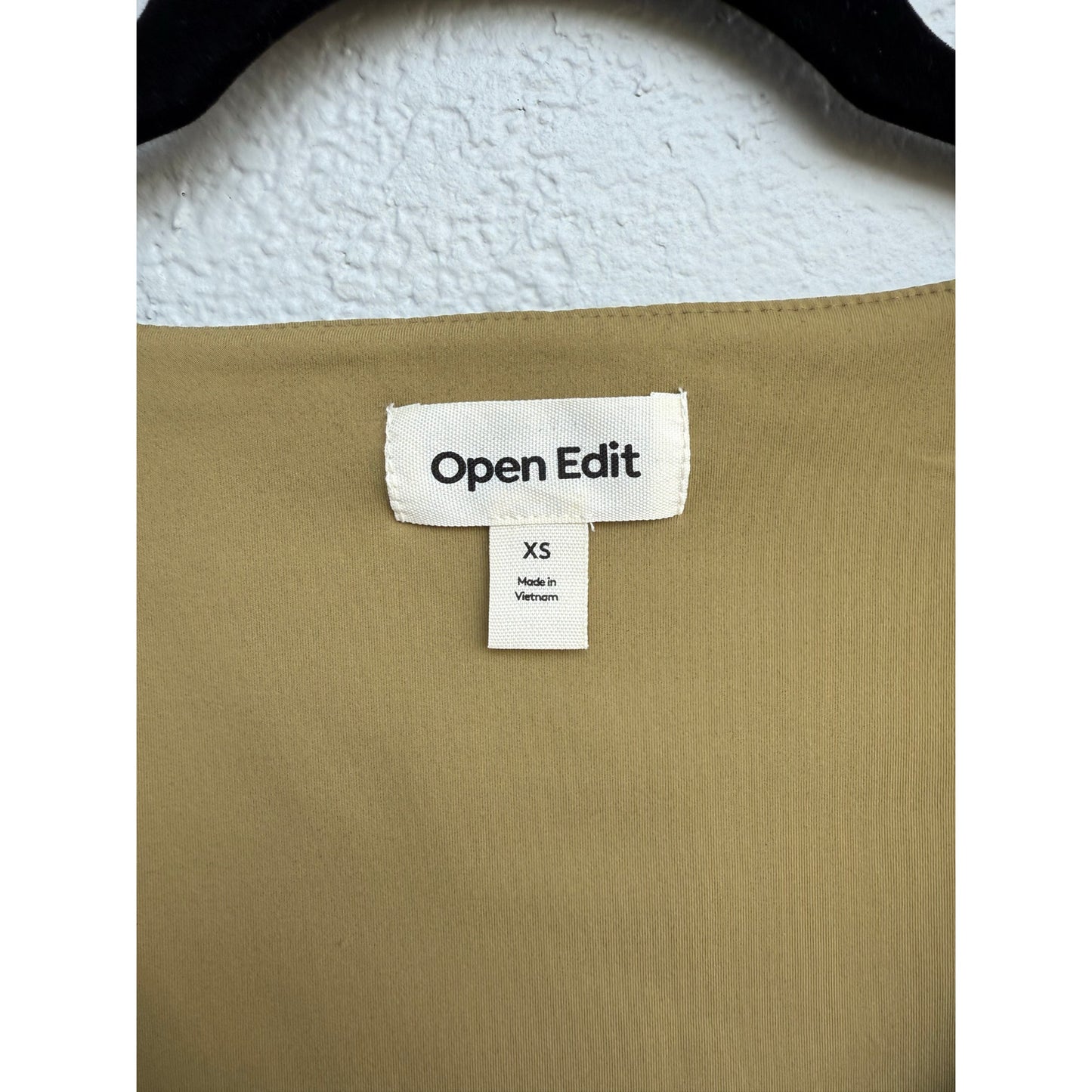 Open Edit Smooth Scoop Neck in Olive - XS