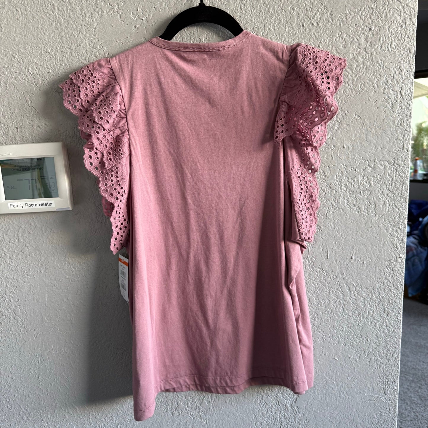 Joe's Women's Eyelet Flutter Sleeve Top - Large