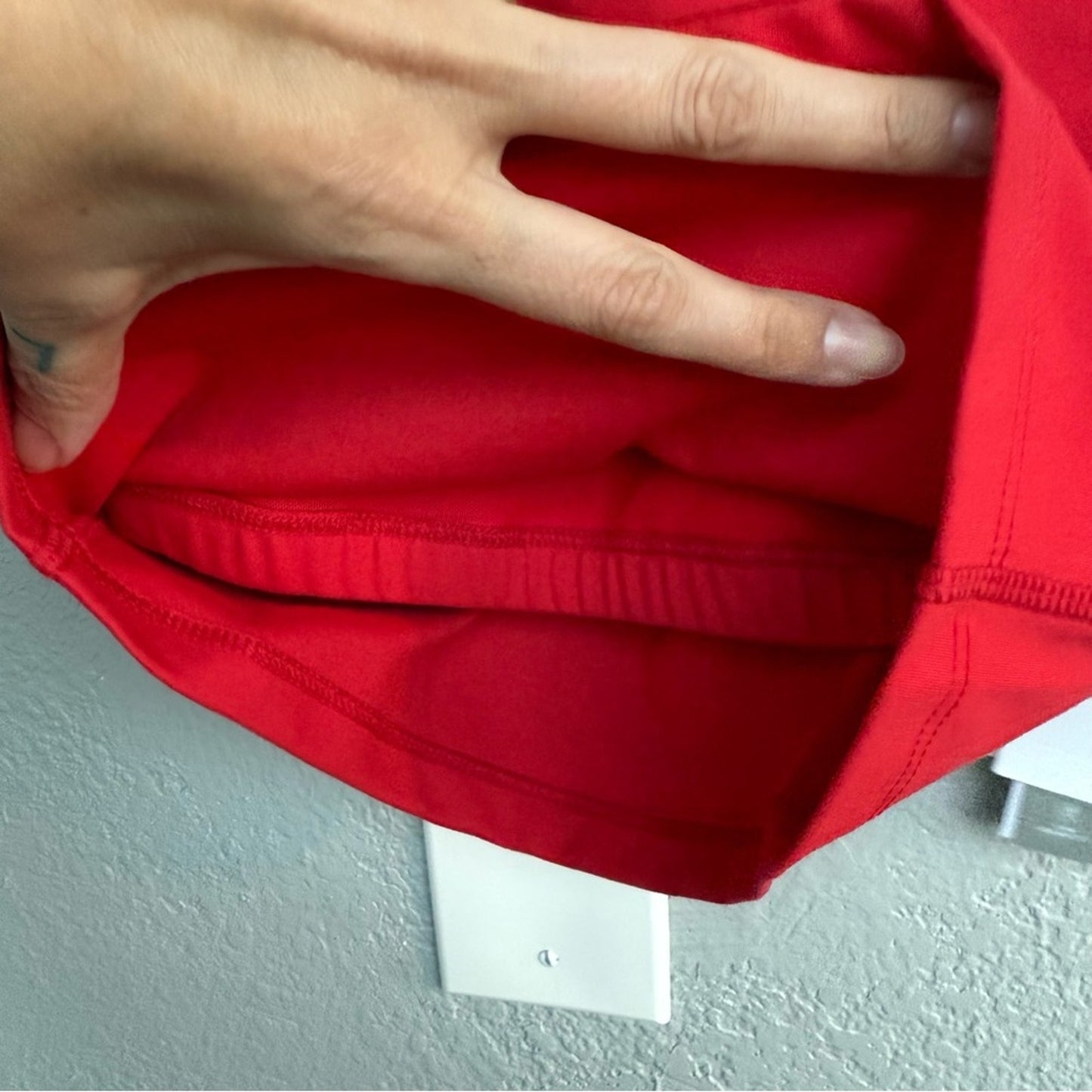 Red Sleeveless Women's Top