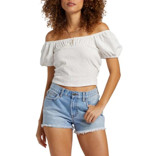 Billabong Off the Shoulder Top - Large