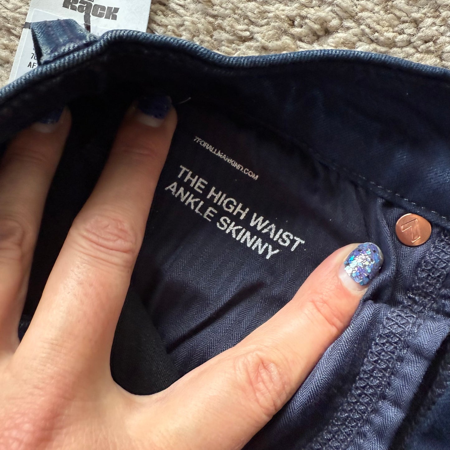 SEVEN High Waist Skinny Jeans - Size 24 - * PI